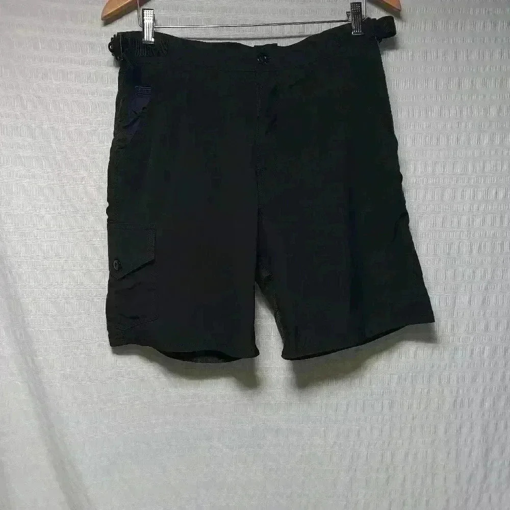 Filson xBirdwell Beach Britches Surfstretch Black Tac Shorts. Size s